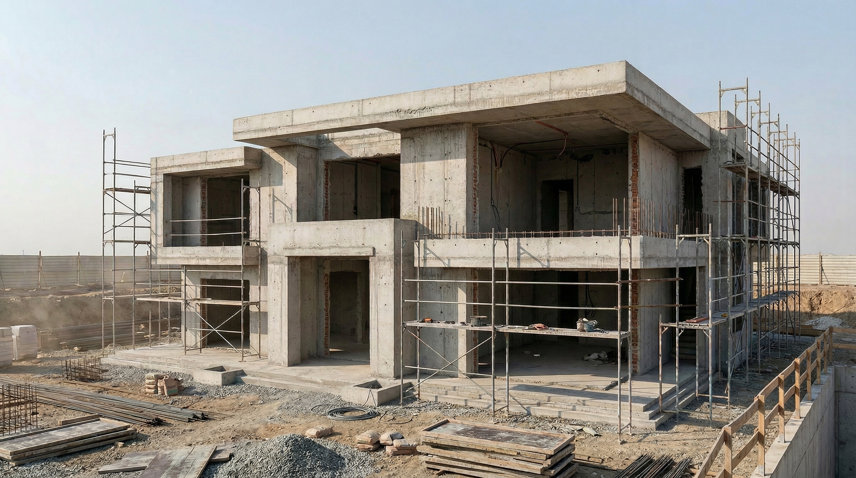 Villa en chantier